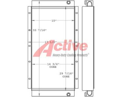 Sullivan-Palatek D185 Engine Oil Cooler for a Sullivan Palatek D185