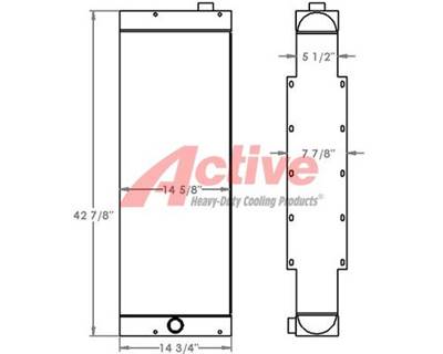 Tigercat 720 Engine Oil Cooler for a Tigercat 720 Feller Buncher