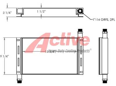 Toro Dingo TX525 Engine Oil Cooler