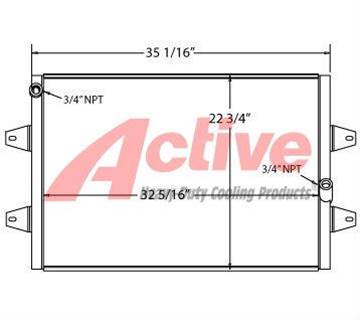 Sterling Engine Oil Cooler for a Sterling A and L 9500 Series