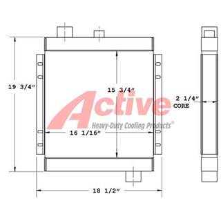 AKG Oil Cooler Series H 270669, 270669ED, DC2012AD, 
