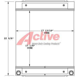 JLG Engine Oil Cooler for a JLG 1044C