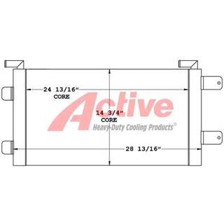 New Holland Engine Oil Cooler for a New Holland 621E