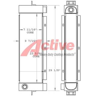 Thomas Skidsteer Oil Cooler 255 Turbo Skid Steer 270957, 048919SP