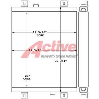 AGCO Engine Oil Cooler for a Agco 9735