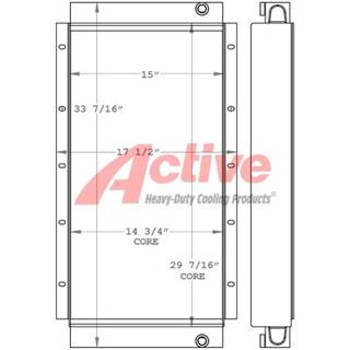 Multiquip Engine Oil Cooler for a Multiquip D185