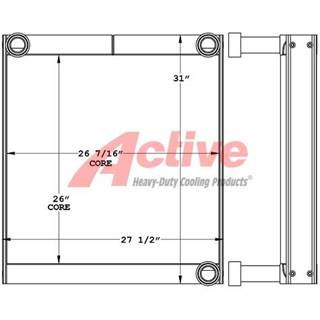 API Oil Cooler AO, AOVH Series 271026, AOVH35, AO35