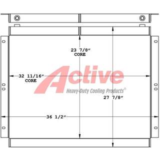 Volvo Engine Oil Cooler for a Volvo 726AVPH Grader