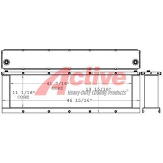AGCO Engine Oil Cooler for a Agco R72 Combine