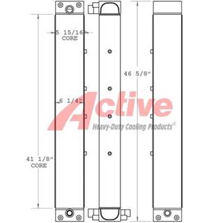 Daewoo Engine Oil Cooler for a Daewoo MEGA 250-V Excvator