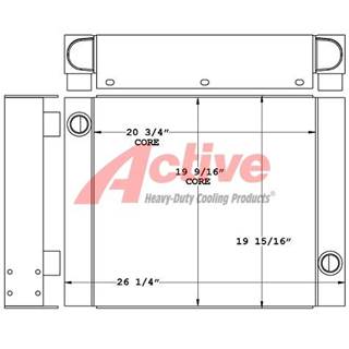 Thermal Transfer Products Oil Cooler COL-30-20 271103, COL3020