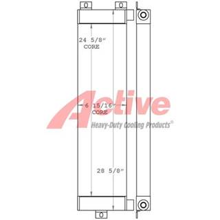 Champion Engine Oil Cooler for a Champion G700 Motor Grader