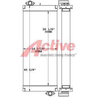 Case Engine Oil Cooler for a Case SK260