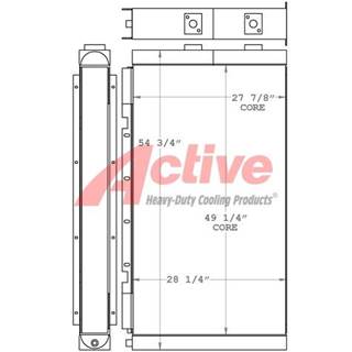 ELGI Engine Oil Cooler for a Elgi Compressor