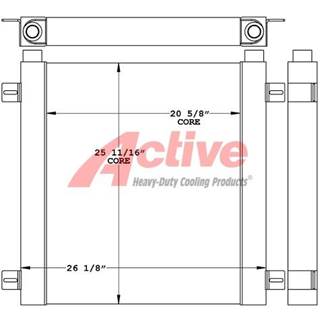 Thermal Transfer Products  Oil Cooler DH Series 271191, DH535, DH53522