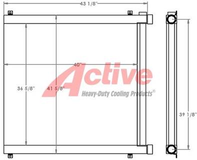 Thermal Transfer Products Oil Cooler DHR670 271318, DHR670