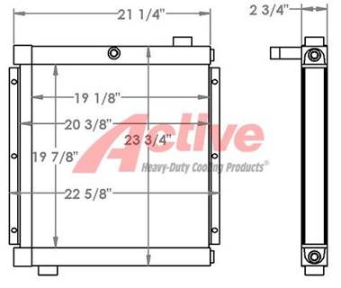Thermal Transfer Products Oil Cooler MAR48 271321, MAR48, MAR48223487, 223487