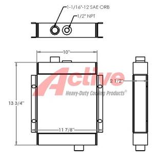 Thermal Transfer Products Oil Cooler MA12, MA-12-1 271337, MA12, MA121
