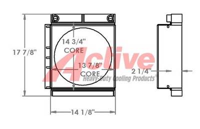 Deutz Engine Oil Cooler for a Deutz M1A