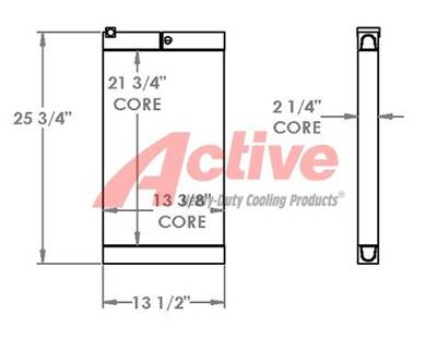 Ingersoll-Rand Engine Oil Cooler for a Ingersoll Rand 125 CFMEPA