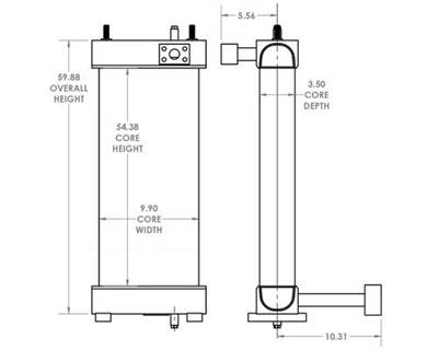 Volvo 330D Wheel Loader Oil Cooler OEM: 271490, VOE11708778, 11708778