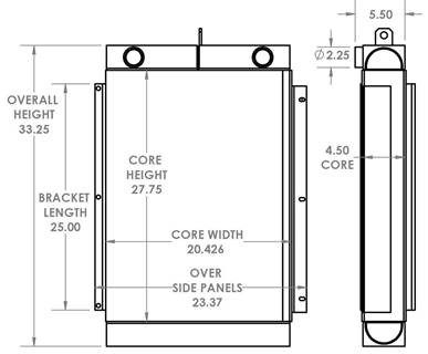 MMD 450CFM Compressor Oil Cooler OEM: 271465
