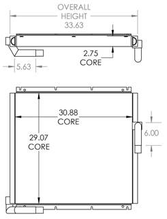 Kobelco Excavator Oil Cooler OEM: 271469, YN05PU0002S002, 1E4708