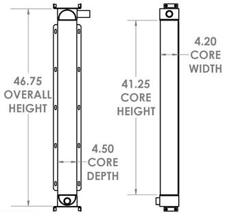 Newell Motorhome Oil Cooler OEM: 271485