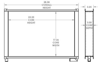 Caterpillar CS533 Roller Hydraulic Oil Cooler OEM: 271503, 2174112