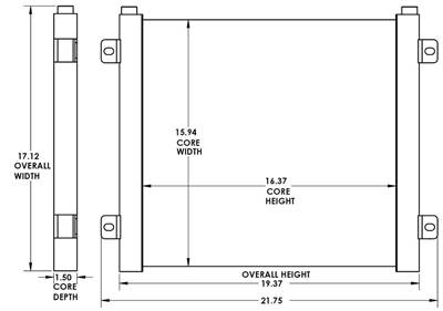 Mustang Skidsteer Oil Cooler OEM: 271528