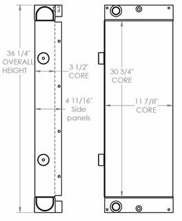Link-Belt Oil Cooler