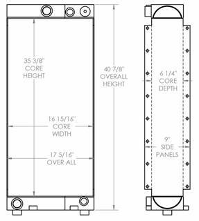 Wirtgen W150 Oil Cooler