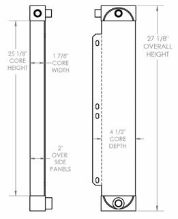 Mustang Skid Steer Oil Cooler
