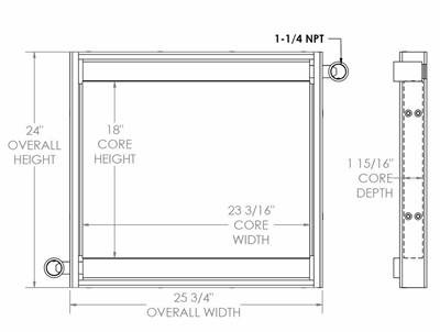 Industrial Oil Cooler