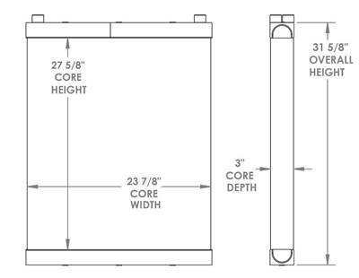 Johnson Sweeper Oil Cooler