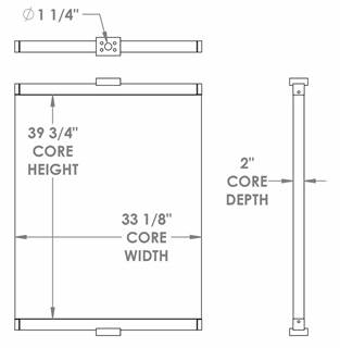 Terex Crane Oil Cooler