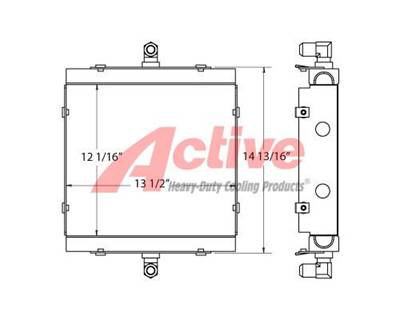 Diamond Air Oil Cooler DA435HA 270437, 270437AT, DA435HA, 169161204, L69161204,