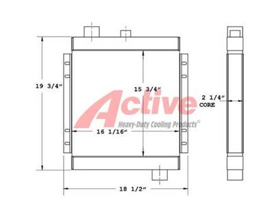 AKG Oil Cooler Series H 270669, 270669ED, DC2012AD, 