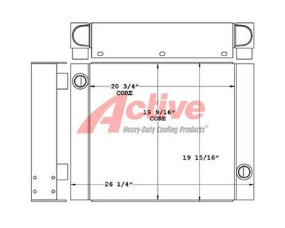 Thermal Transfer Products Oil Cooler COL-30-20 271103, COL3020