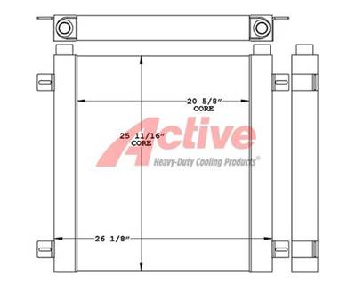 Thermal Transfer Products  Oil Cooler DH Series 271191, DH535, DH53522