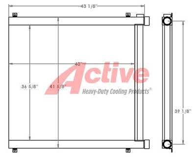 Thermal Transfer Products Oil Cooler DHR670 271318, DHR670