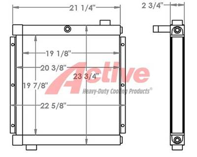 Thermal Transfer Products Oil Cooler MAR48 271321, MAR48, MAR48223487, 223487