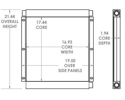 CompAir LeROI Oil Cooler OEM: 271491, 71960