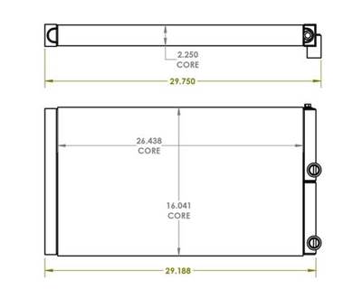 Ingersoll Rand / Doosan Oil Cooler OEM: 271514, 36775534