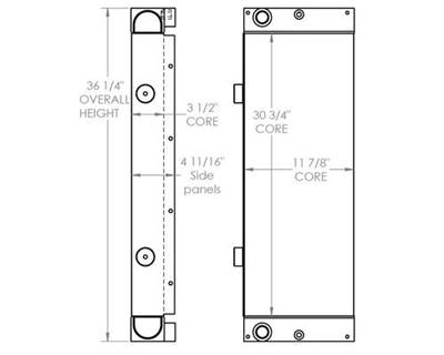 Link-Belt Oil Cooler