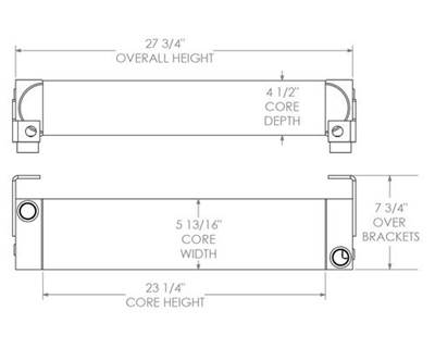New Holland Skidsteer Oil Cooler

OE Numbers:
271701
47801215