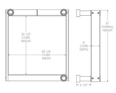 Morbark Tub Grinder Oil Cooler