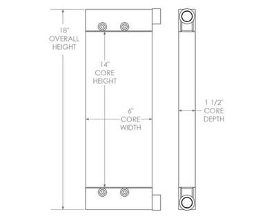 Bandit 200XP Chipper Oil Cooler