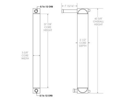 New Flyer Xcelsior Bus Oil Cooler

OE Numbers:
271742