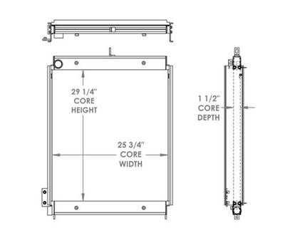 Barko Knuckle Boom Loader Oil Cooler

OE Numbers:
271747